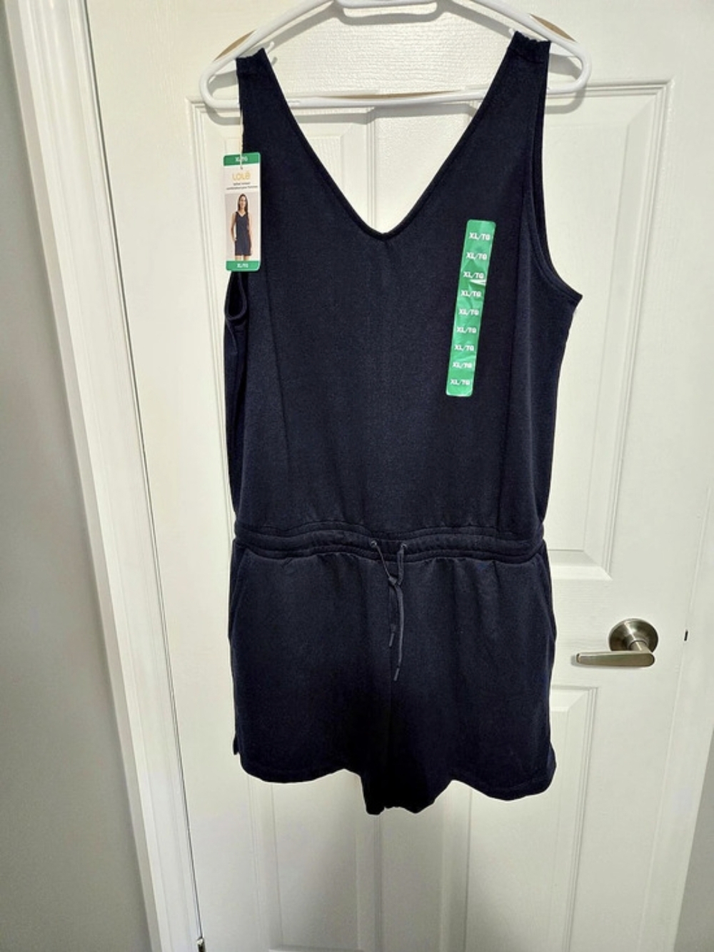 Lole sleeveless romper Navy XL NWT